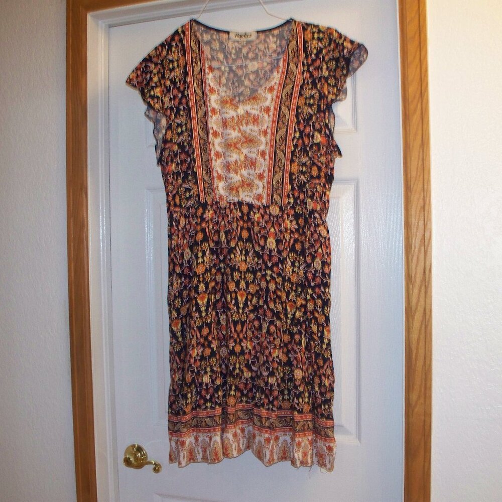 Flower bohemian  dress